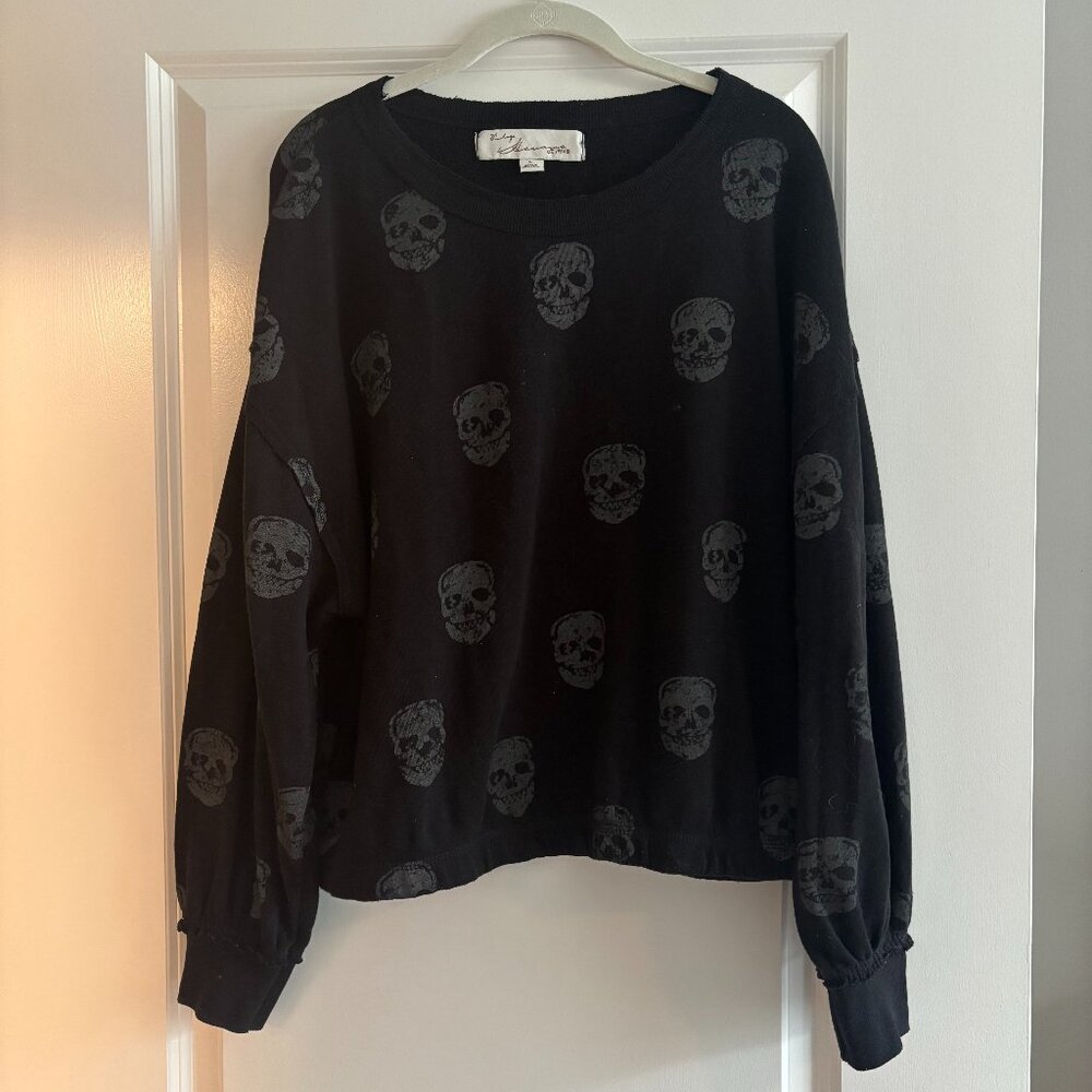 Vintage Havana Black Skull Sweatshirt